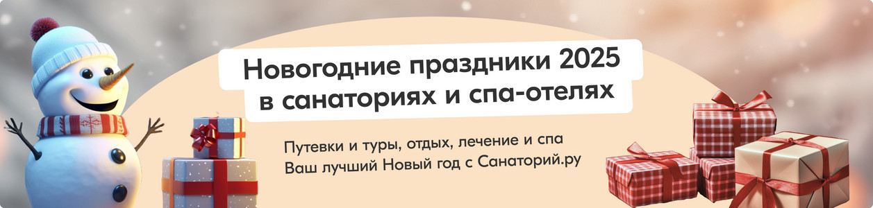 Лучшие спа-отели и санатории на новогодние праздники и Новый год 2025 в России