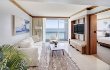 Четырёхместные апартаменты Luxury c 1 комнатой с балконом и oceanfront