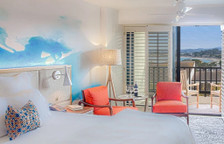 Двухместный номер для гостей с ограниченными возможностями с частичным видом на гавань