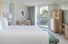 Номер с видом на пальмовый сад