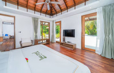 Двухместная вилла с бассейном Deluxe Beach с видом на закат