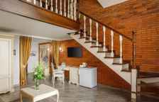 Четырёхместный номер Делюкс (Спа-корпус) Двухуровневый с видом на горы